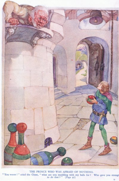 The prince who was afraid of nothing by Anne Anderson
